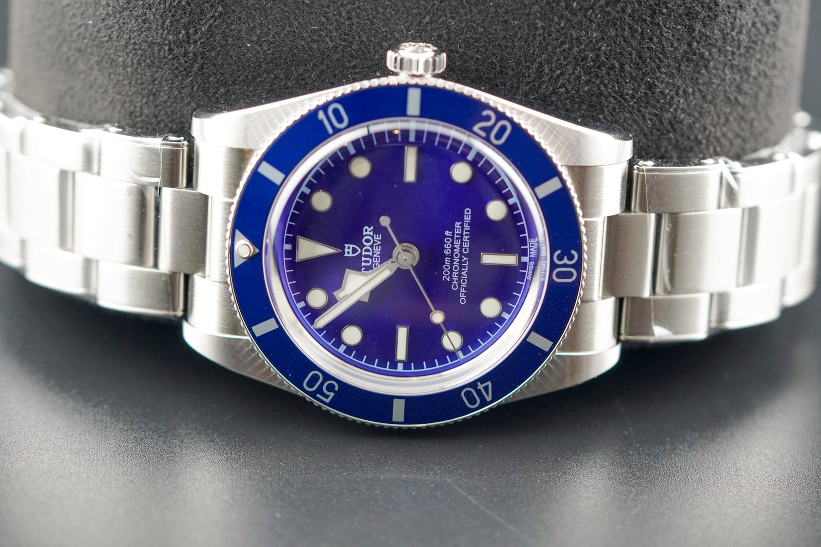 Tudor Black Bay 54 Blue Dial on 3 links M79000B-0001 Complete 2026