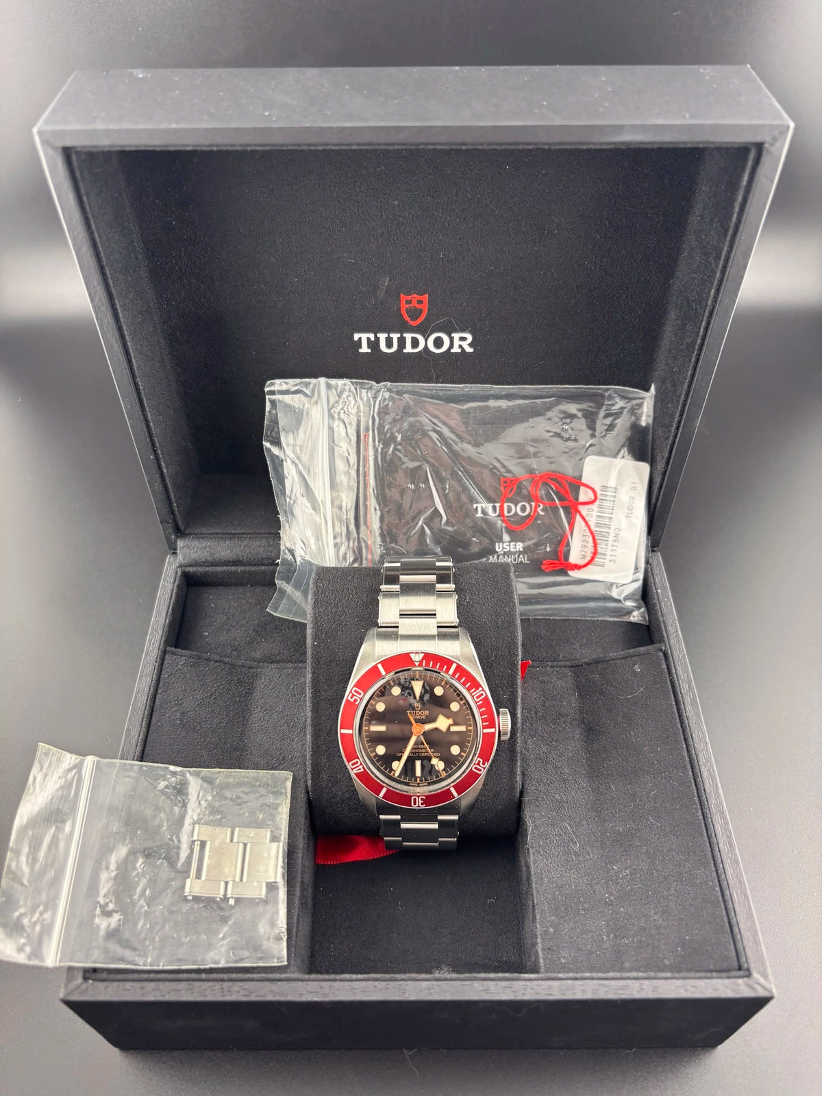 Tudor Black Bay Heritage Black Dial on Bracelet M79230R-0012 Complete 2022
