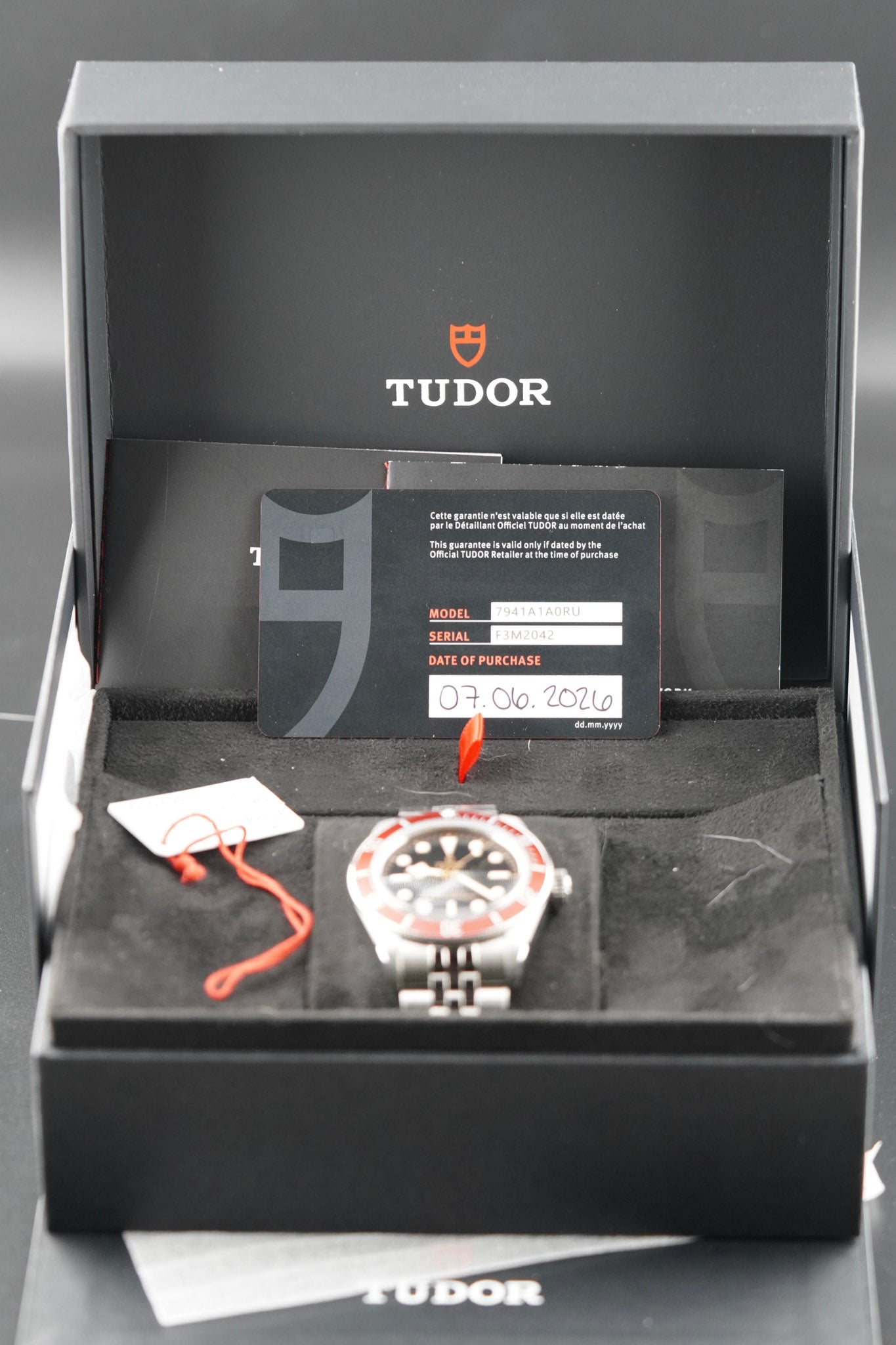 Tudor Black Bay Black Dial on Bracelet M7941A1A0RU-0003 Complete 2026
