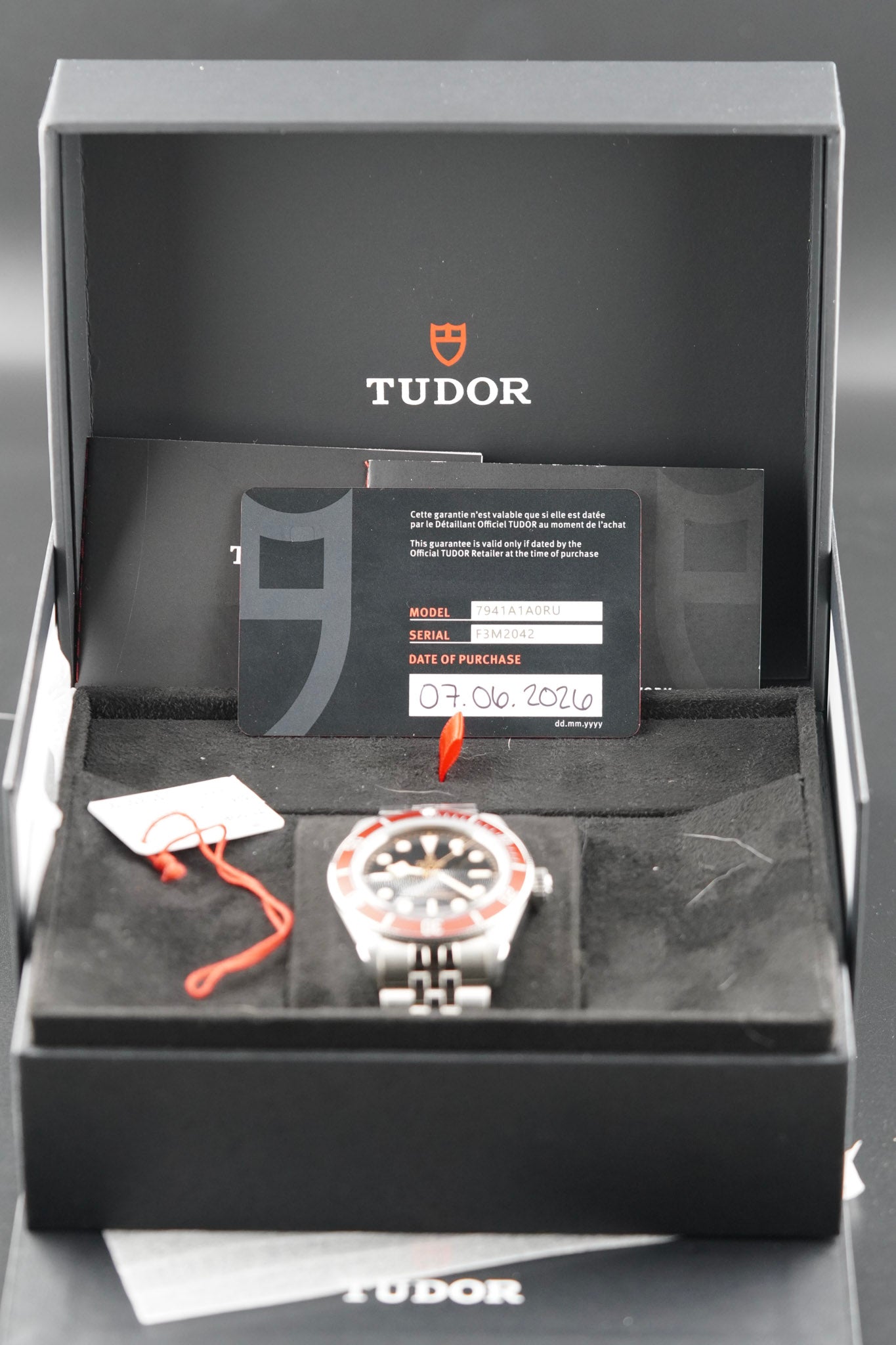 Tudor Black Bay Black Dial on Bracelet M7941A1A0RU-0003 Complete 2026