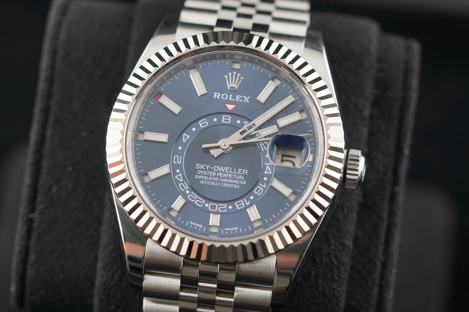 Rolex SkyDweller Blue Dial on Jubilee 326934 Complete 2022