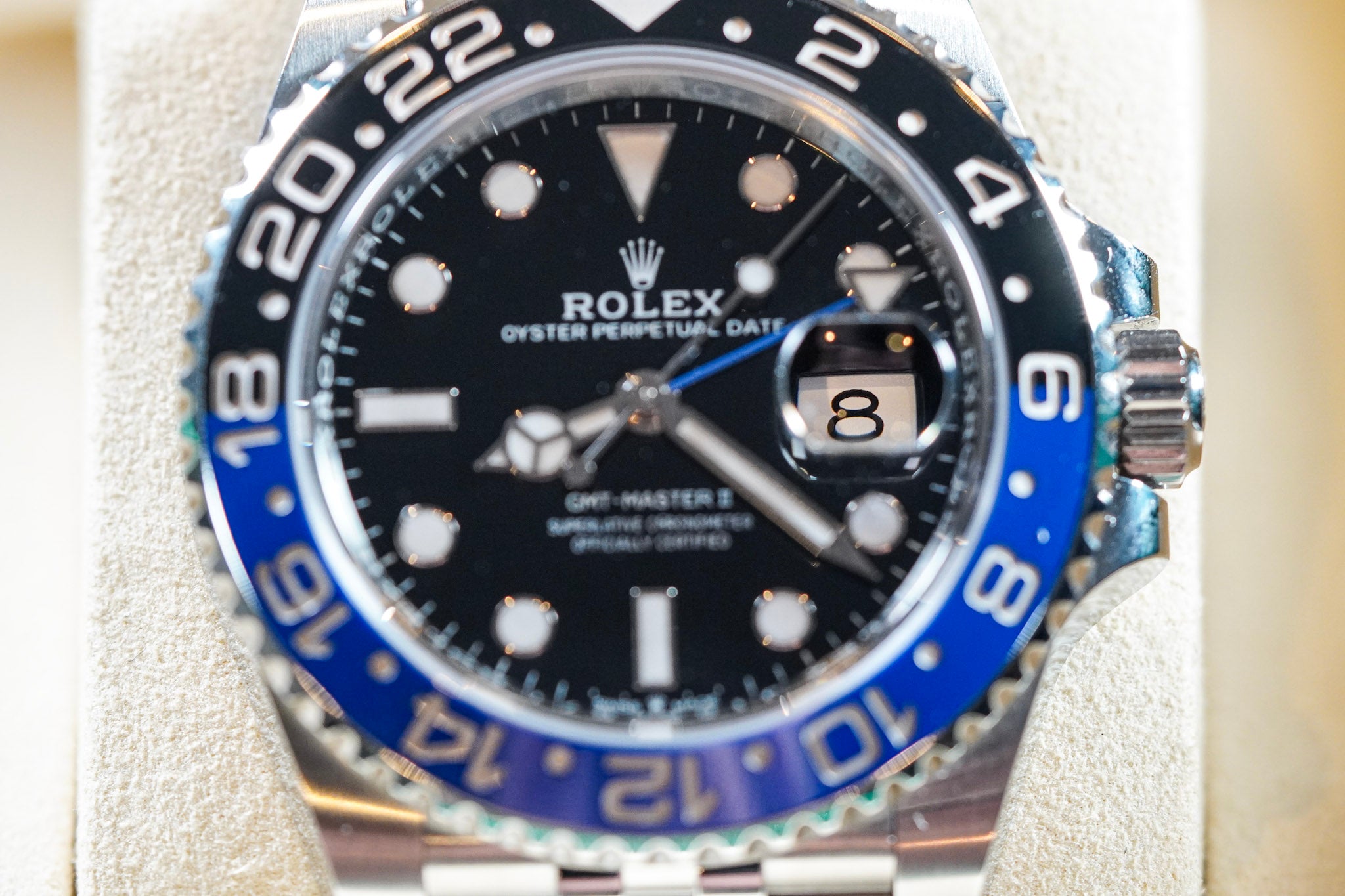 2025 Rolex GMT-Master II “Batgirl” 126710BLNR – Jubilee Bracelet – Full Set
