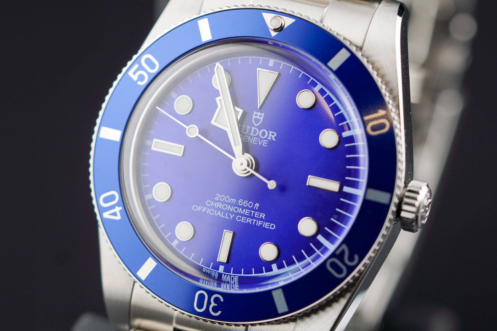 Tudor Black Bay 54 Blue Dial on 3 links M79000B-0001 Complete 2026
