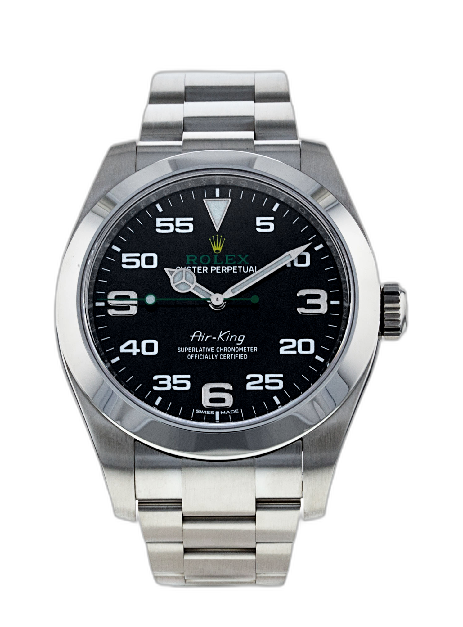 Rolex Airking Black Dial on Oyster 116900 Complete 2017