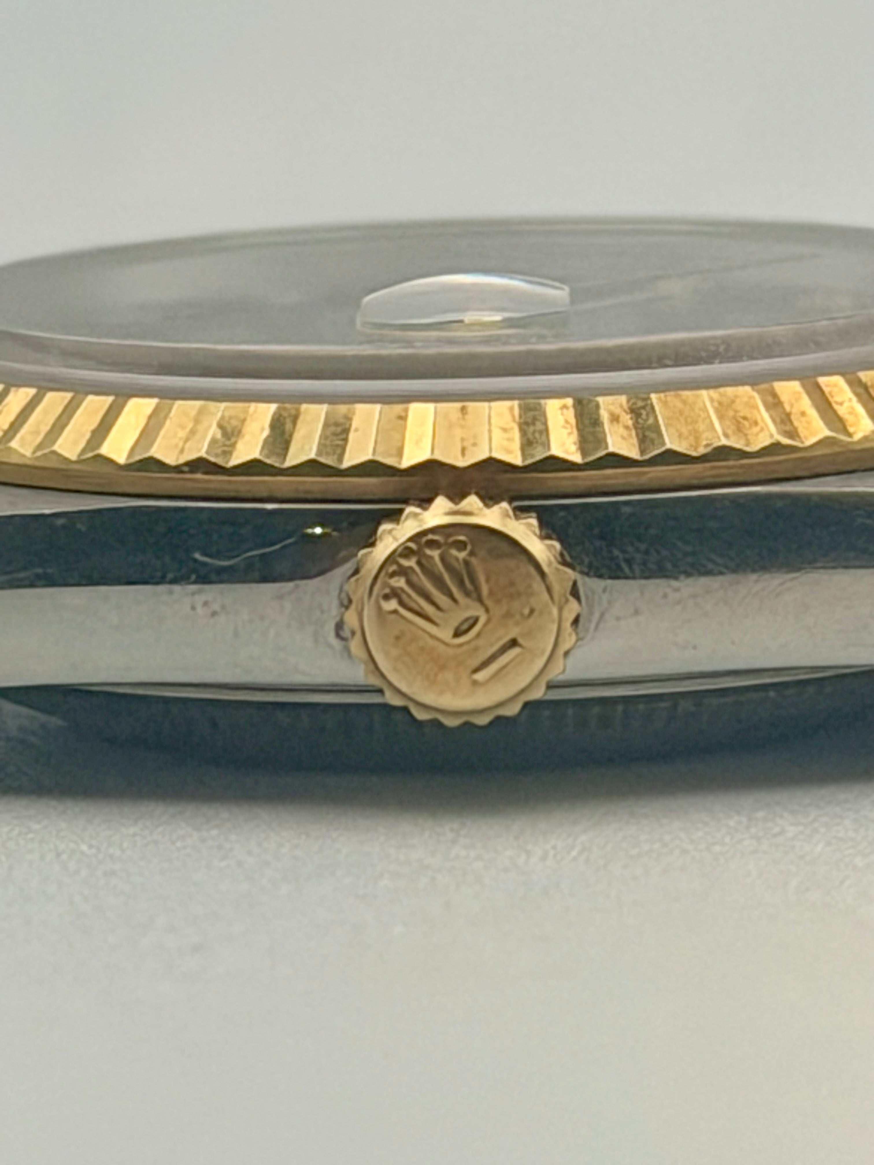Rolex DateJust BLUE DIAMON Dial on JUBILEE 16233 Complete