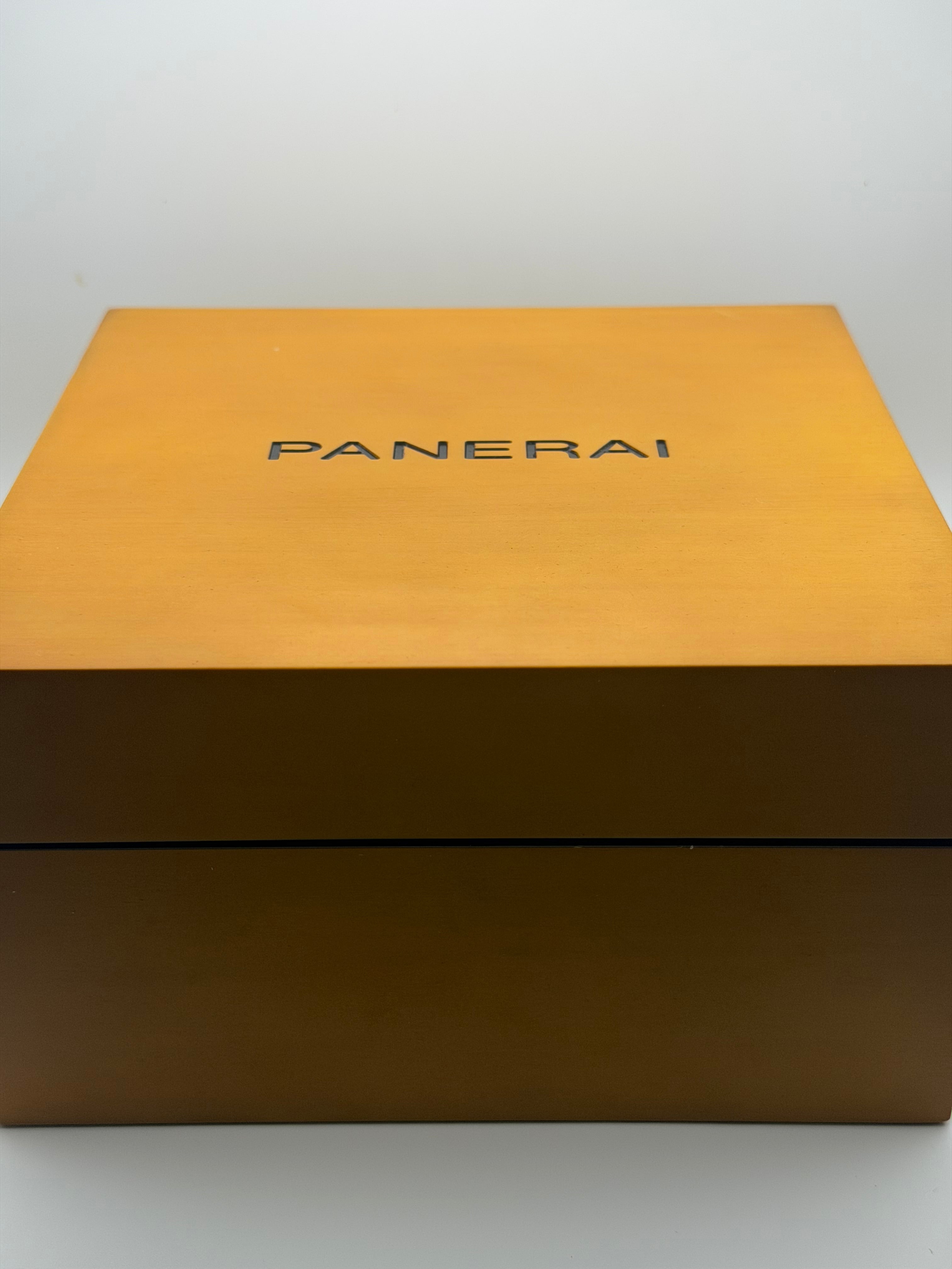 PANERAI LUMINOR 44 8 DAYS WHITE Dial on BLACK PANERAI STRAP PA0062 2017