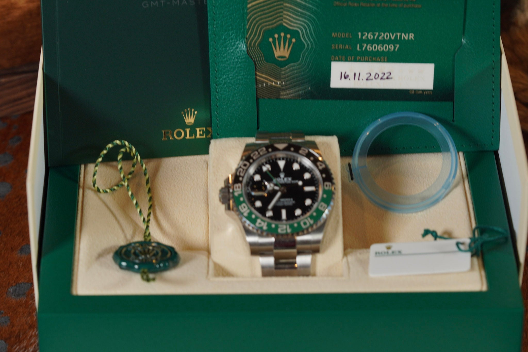 2022 Rolex GMT-Master II “Sprite” 126720VTNR – Jubilee – Complete Set