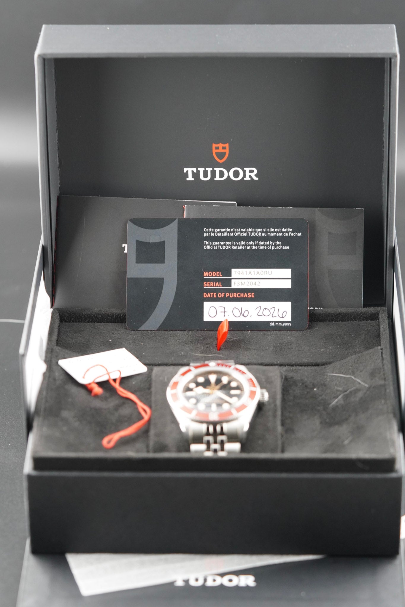 Tudor Black Bay Black Dial on Bracelet M7941A1A0RU-0003 Complete 2026