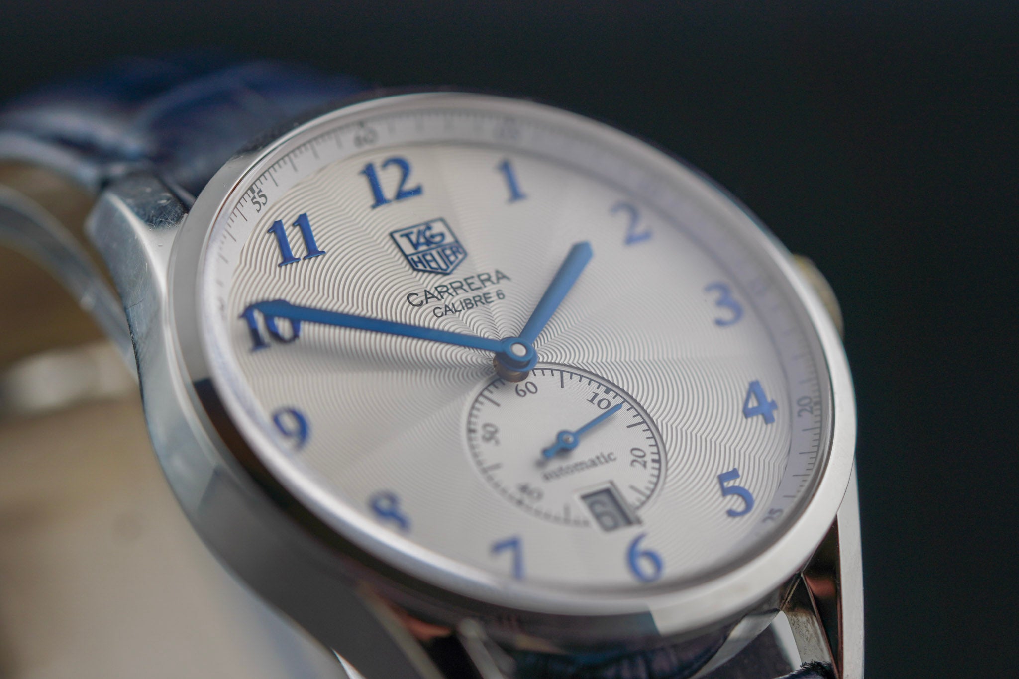 Tag Heuer Carrera Colibre White Dial on Stainless Steel WAS2111.BA0732 Complete 2015