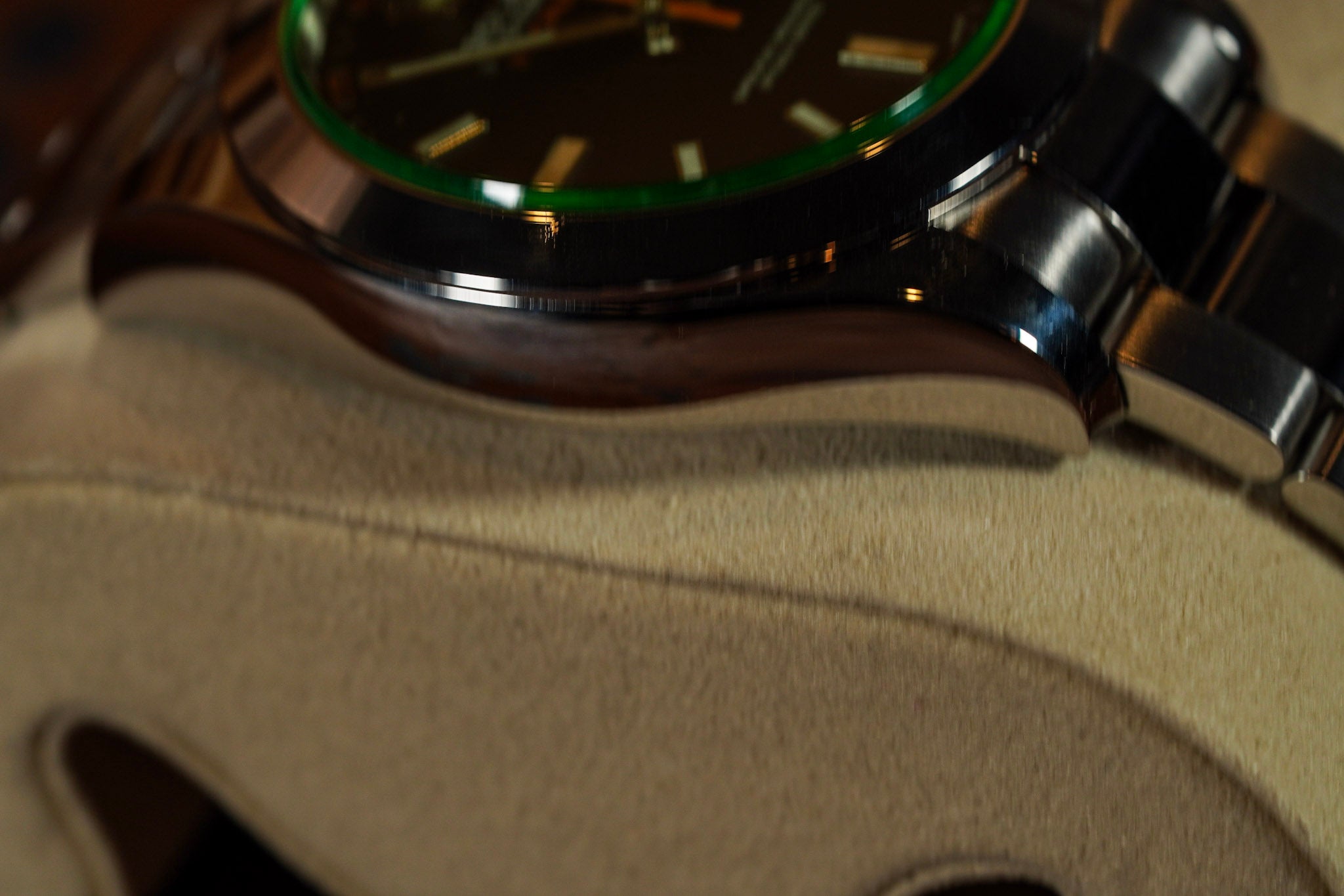 Rolex Milgauss 116400GV 2021 Black Dial Green Crystal Box & Card