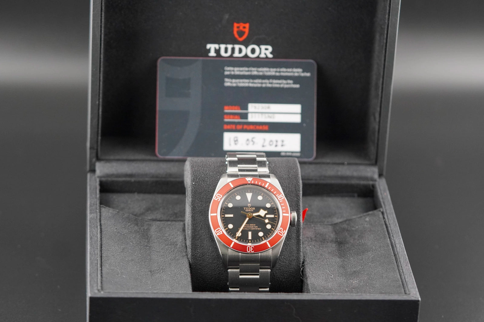 Tudor Black Bay Heritage Black Dial on Bracelet M79230R-0012 Complete 2022