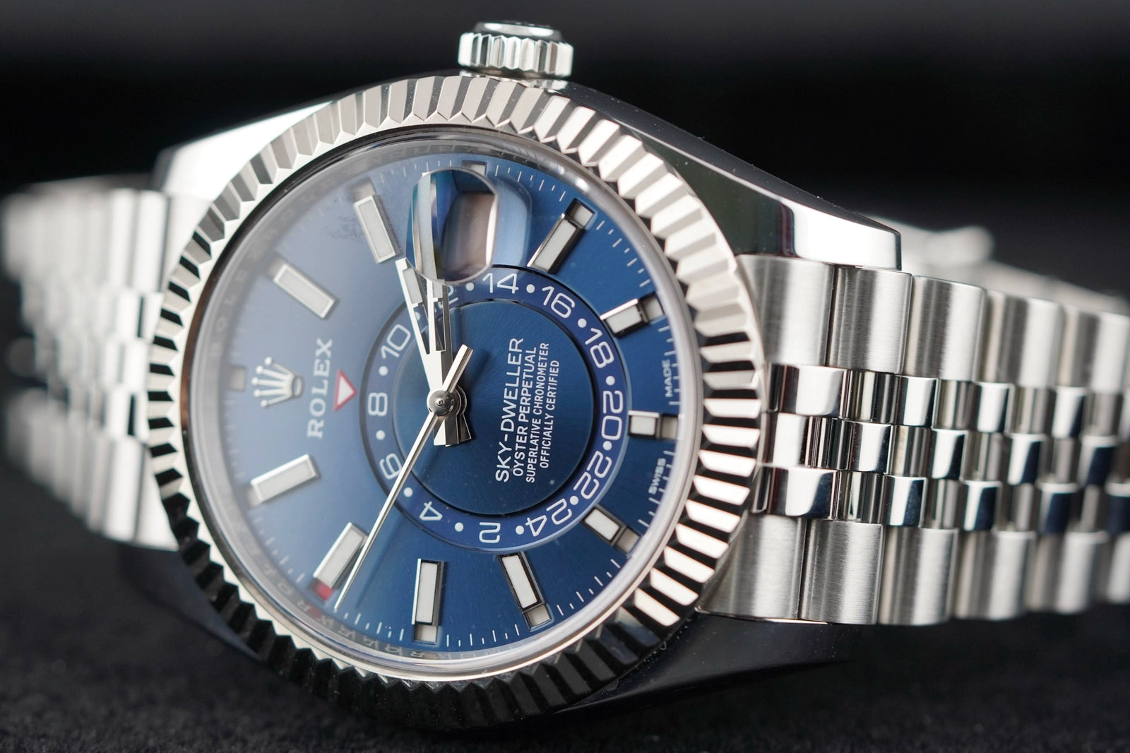 Rolex SkyDweller Blue Dial on Jubilee 326934 Complete 2022