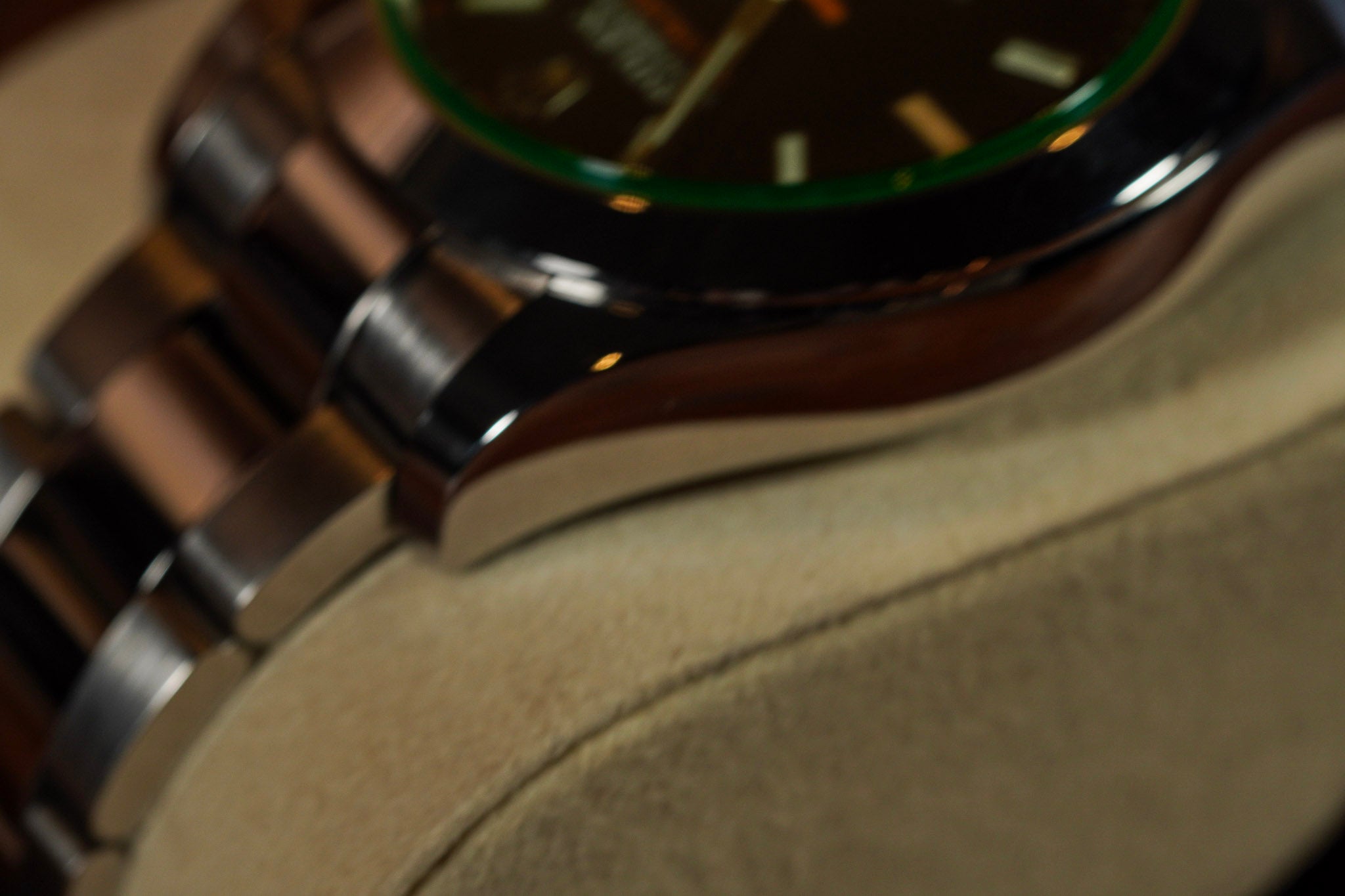 Rolex Milgauss 116400GV 2021 Black Dial Green Crystal Box & Card