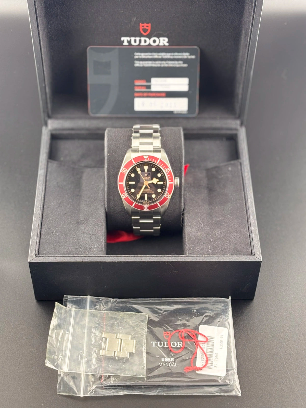 Tudor Black Bay Heritage Black Dial on Bracelet M79230R-0012 Complete 2022