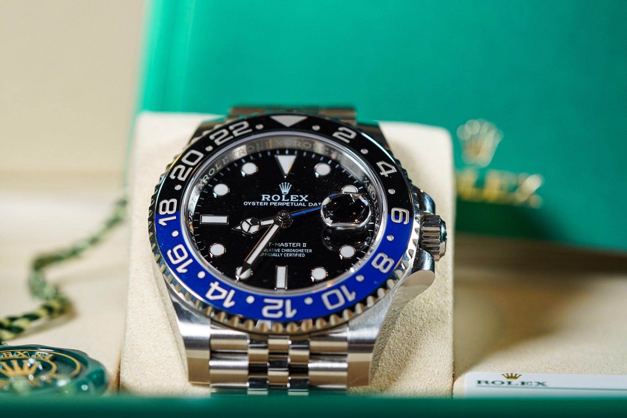 2025 Rolex GMT-Master II “Batgirl” 126710BLNR – Jubilee Bracelet – Full Set