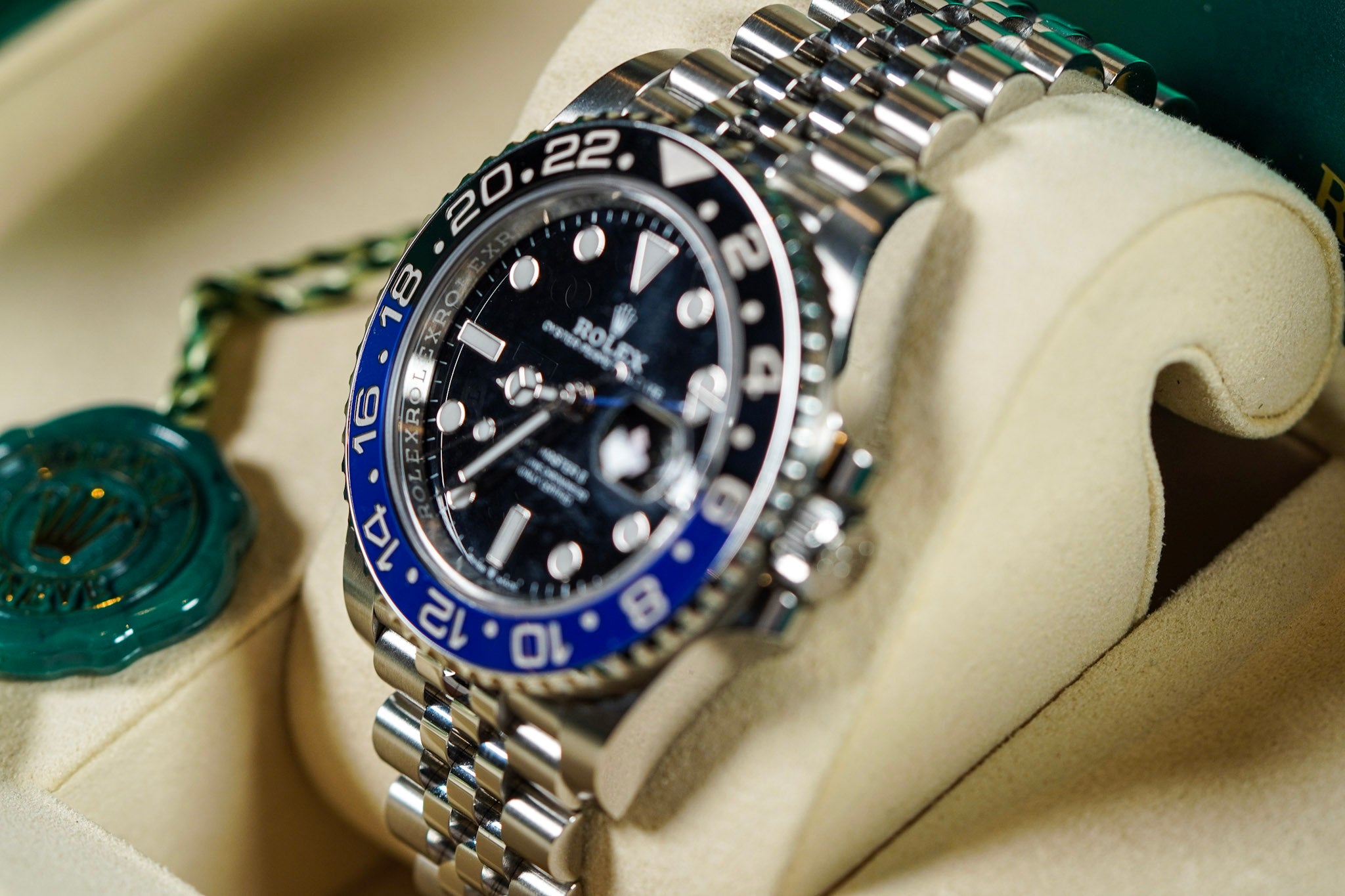 2025 Rolex GMT-Master II “Batgirl” 126710BLNR – Jubilee Bracelet – Full Set