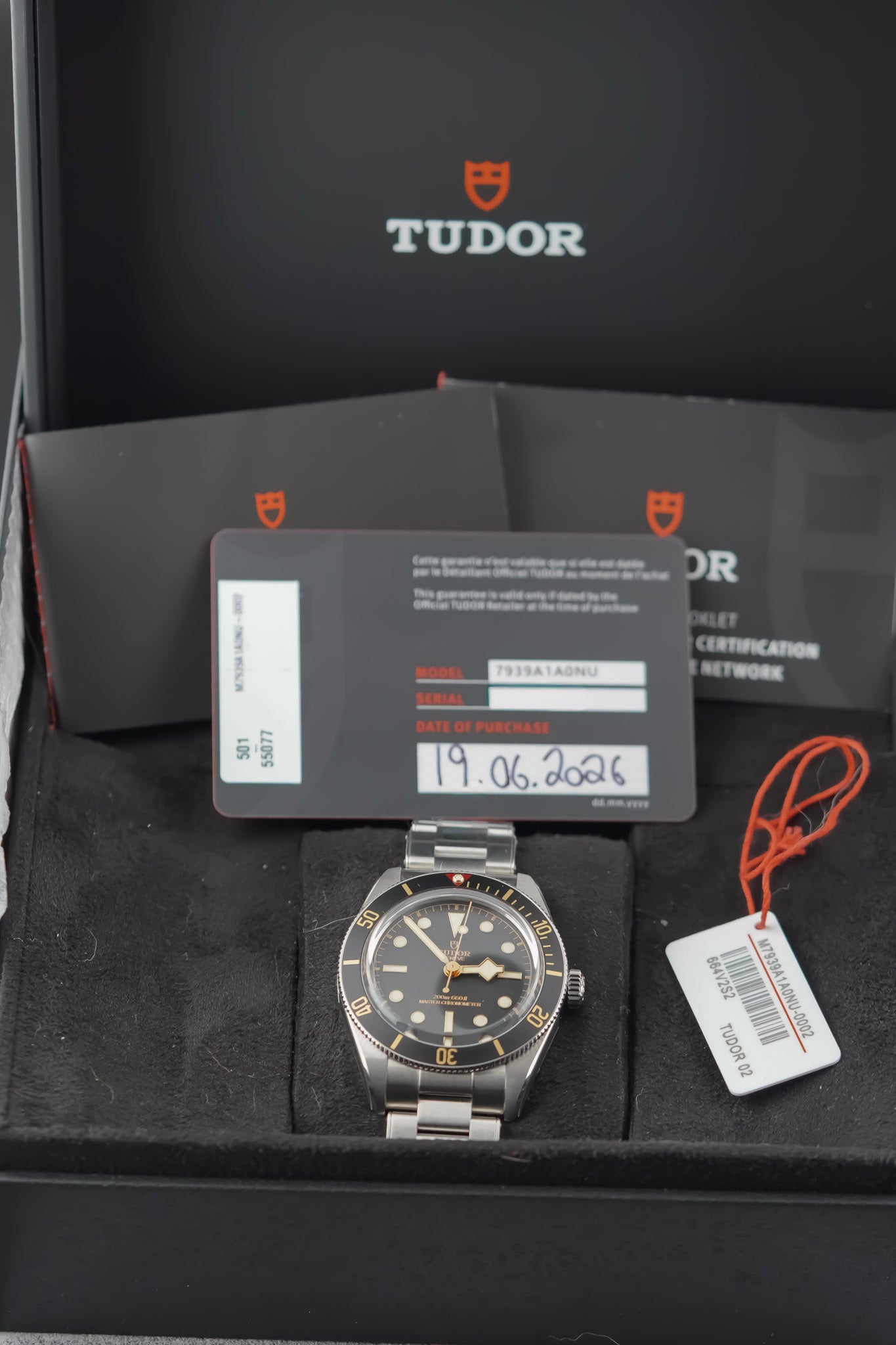Tudor Black Bay 58 Black Dial on 3 link M7939A1A0NU-0002 Complete 2026