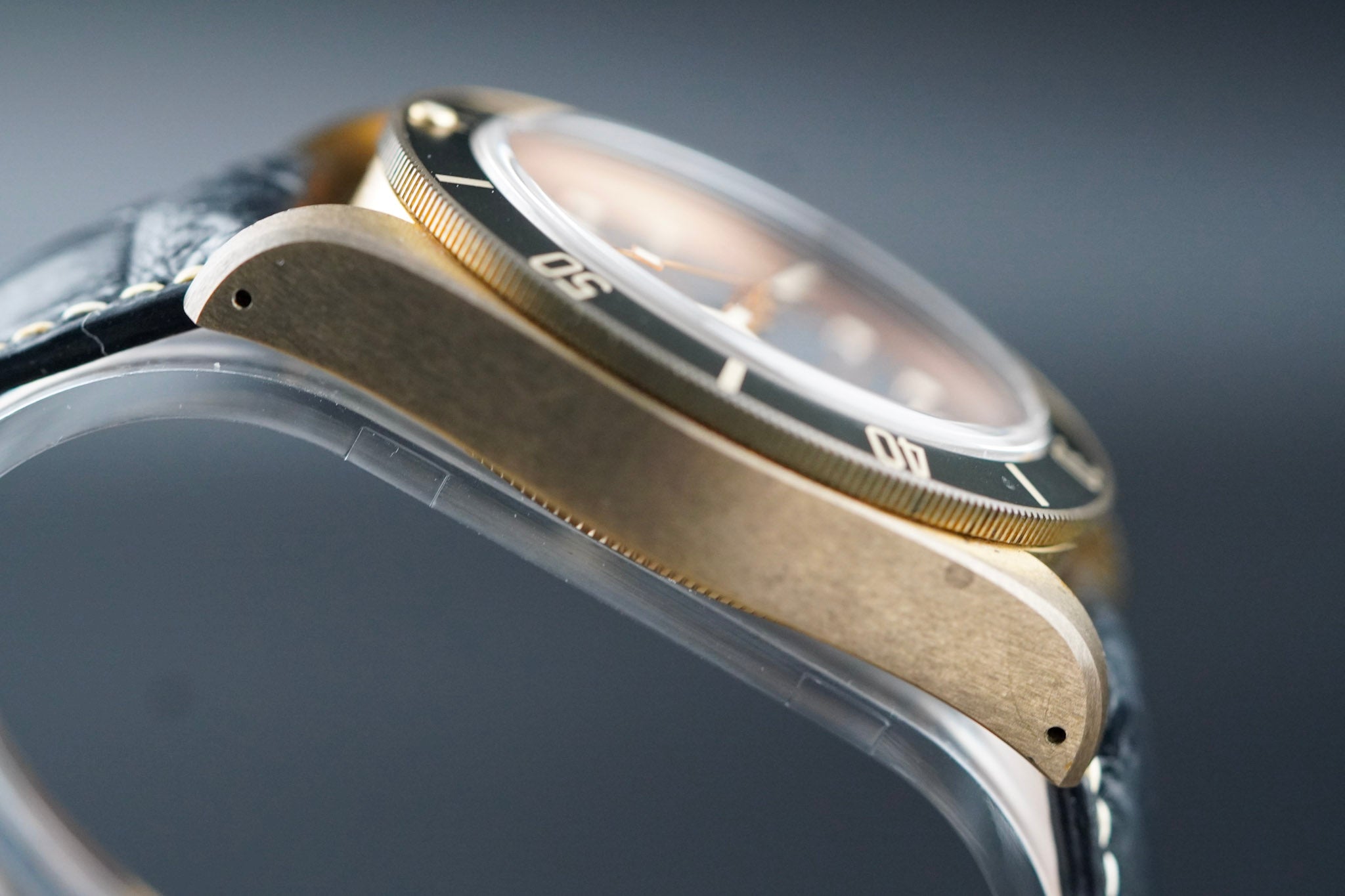 Tudor Black Bay Bronze Slate Grey Dial on Leather Strap M79250BA-0001 Complete 2021