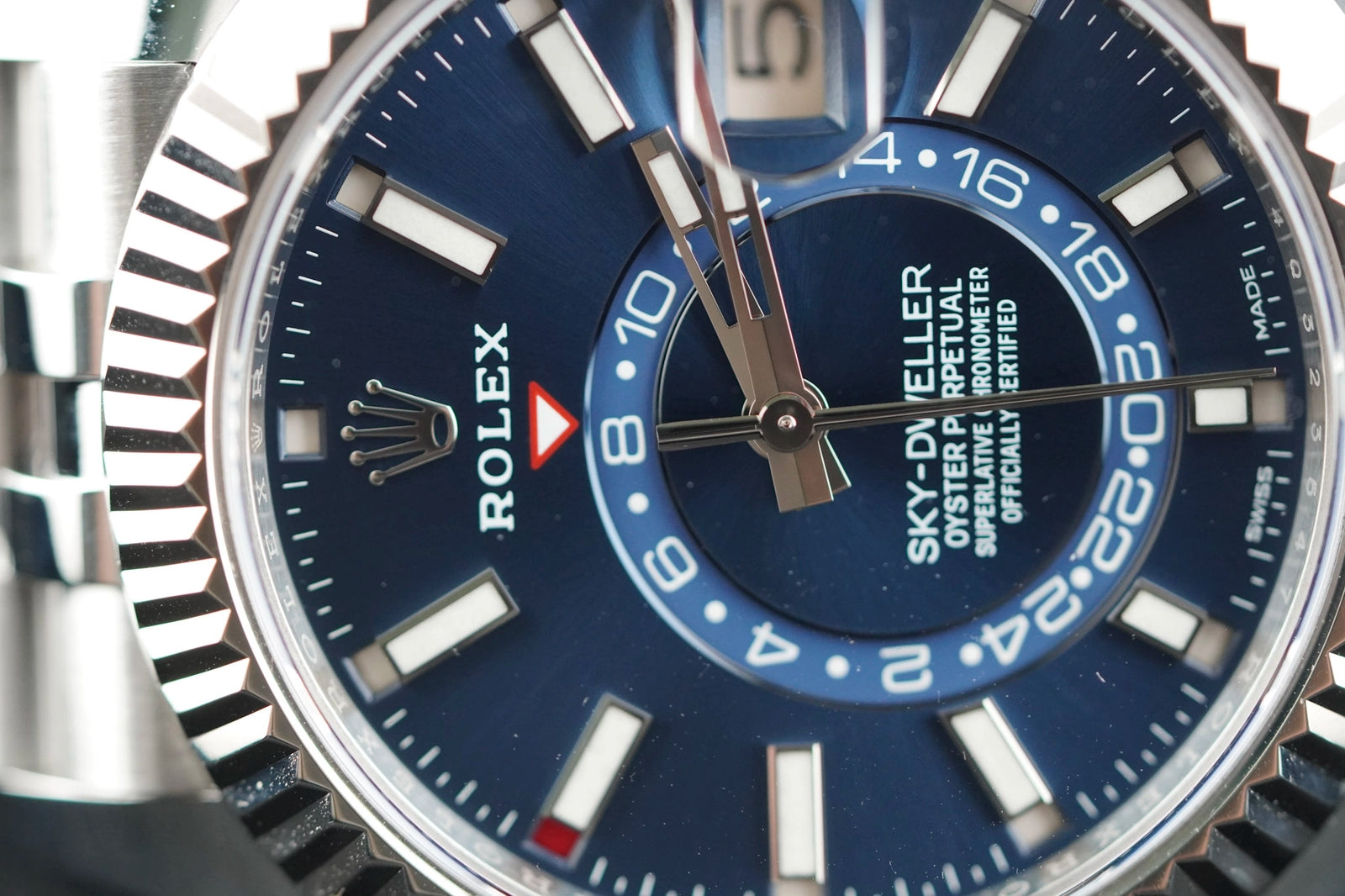 Rolex SkyDweller Blue Dial on Jubilee 326934 Complete 2022