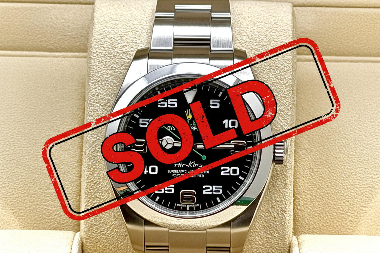 Rolex Airking Black Dial on Oyster 116900 Complete 2017
